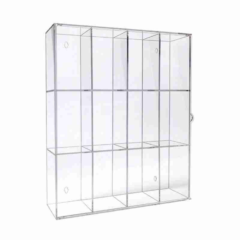 Display Cabinet for Figures Acrylic Transparent Dustproof Display