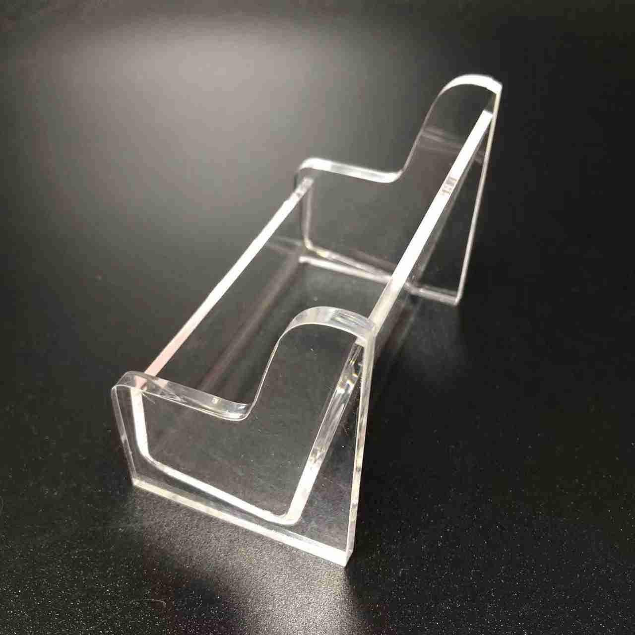 Clear Acrylic Business Card Holder 4.13x2.36x3 Inches Chinov Display