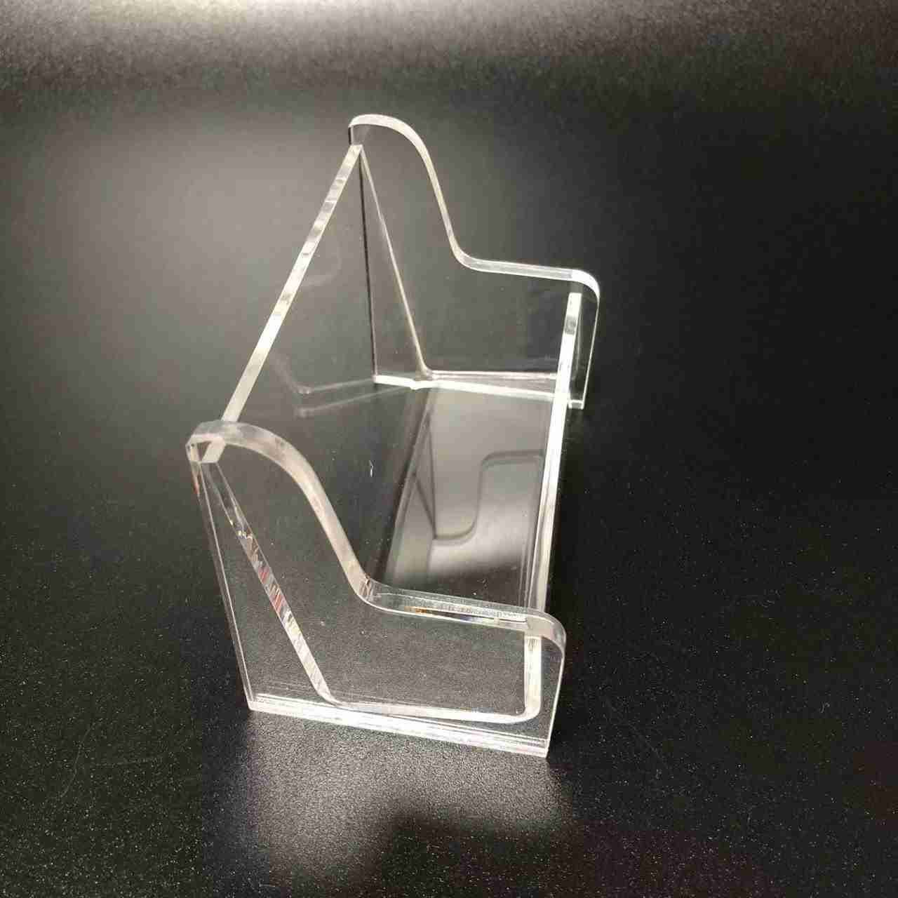 Clear Acrylic Business Card Holder 4.13x2.36x3 Inches Chinov Display