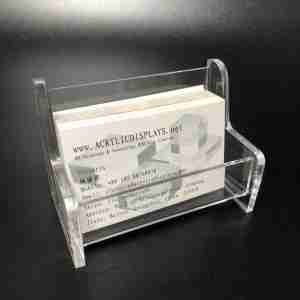 Clear Acrylic Business Card Holder 4.13x2.36x3 Inches