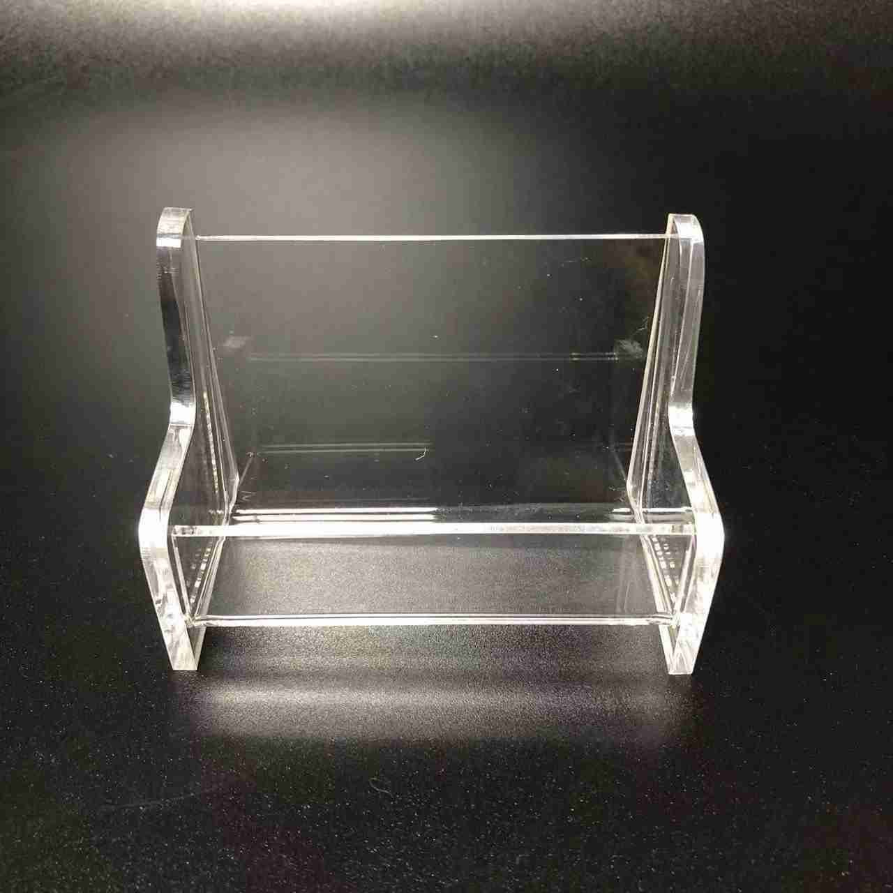 Clear Acrylic Business Card Holder 4.13x2.36x3 Inches Chinov Display