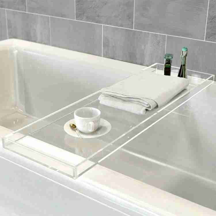 UltraLong Bathtub Acrylic Tray 76x20x3cm Chinov Display