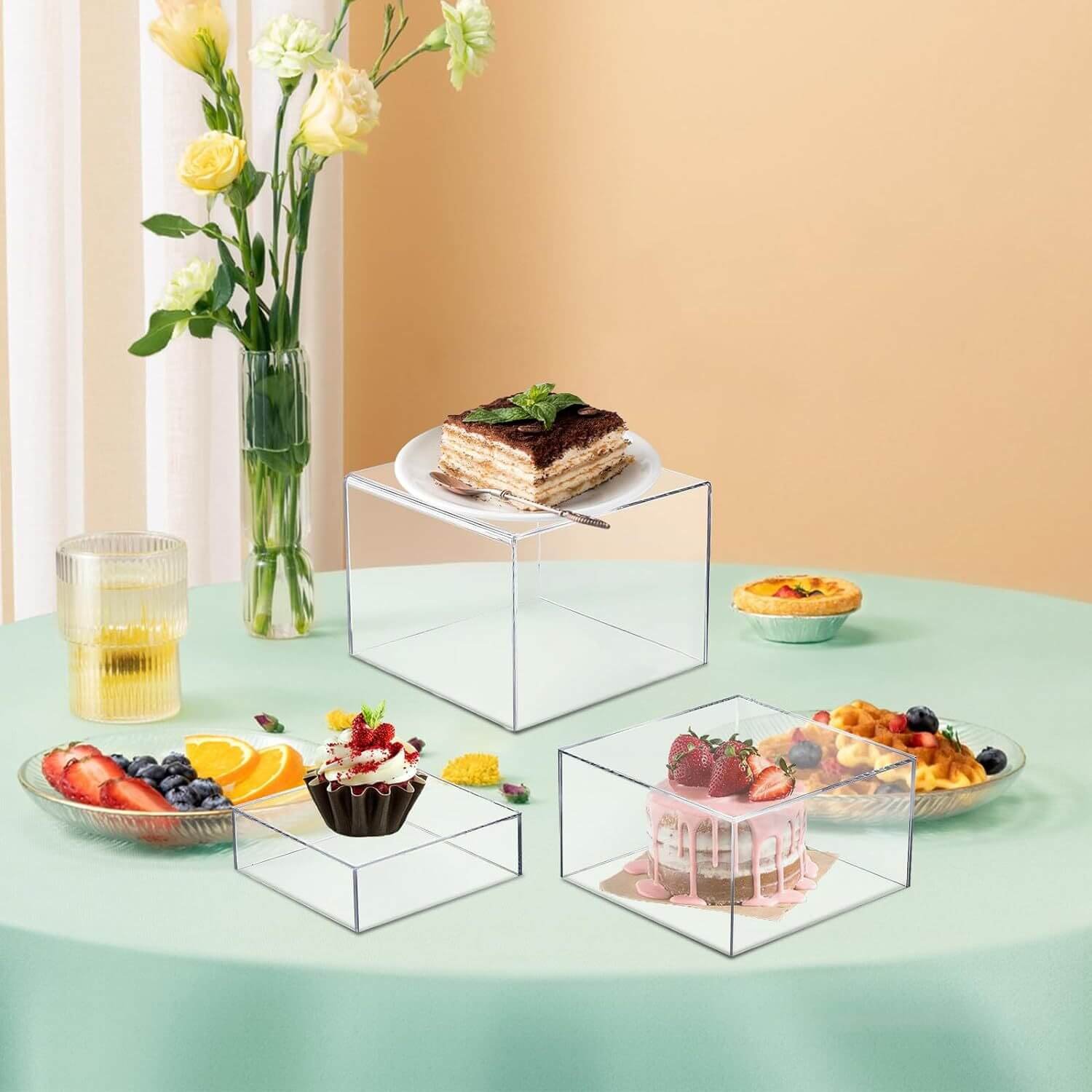 Clear Custom 5 Sided Acrylic Case Chinov Display